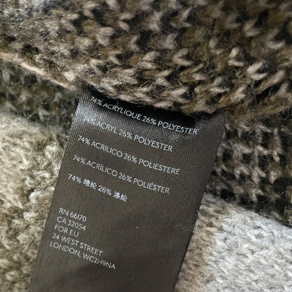 ANTHROPOLOGIE Vero Camo Cardigan Sweater Camouflage Pockets Gorpcore X-Small - Picture 13 of 15